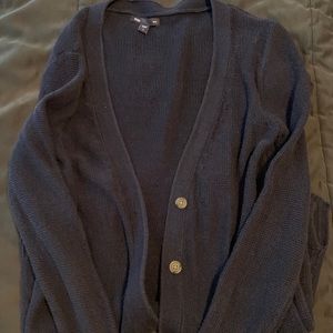 Navy cardigan